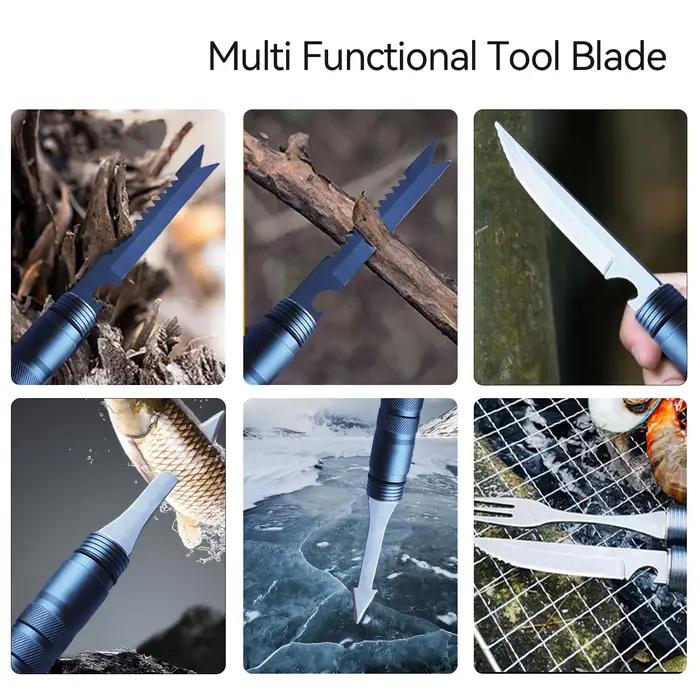 Bâtons de trekking multifonctionnels en alliage d'aluminium, durables, légers et réglables, pour la randonnée et le camping en plein air