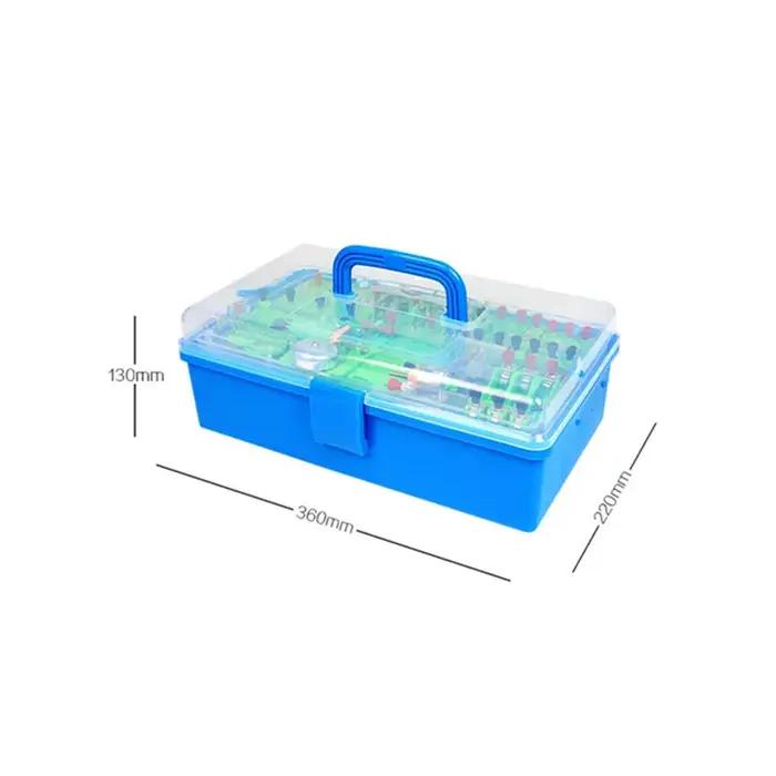 Kit d'expérimentation électrique pour la physique avec ampèremètre, résistances, panneaux solaires et manuel pour étudiants et enseignants occasions spéciales