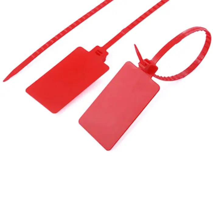 Fil de Serrage en Plastique de 58x95mm, 20 Pièces, Johonneur de Câble de Sécurité Personnalisés de 425mm de Long, Nouveauté