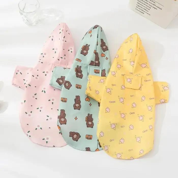 Imperméable pour chien avec chapeau – Manteau d'été
