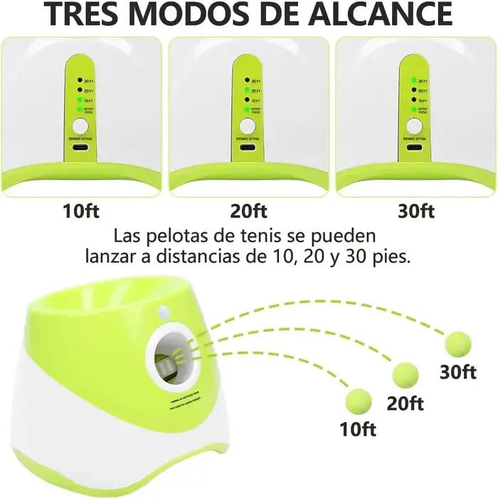 Lanceur automatique pour chiens - Jouet de poursuite - Machine à lancer des balles de tennis - Catapulte rechargeable USB - Occasions spéciales pour chiens