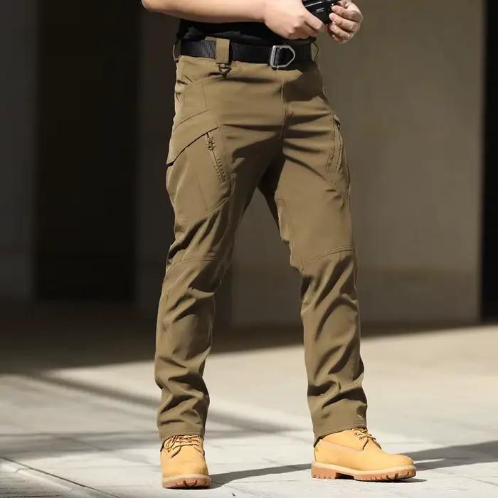 Pantalon tactique cargo camouflage militaire multi-poches pour chasse et randonnée - Confort optimal