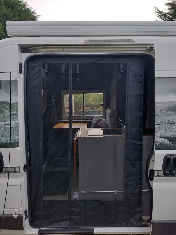 Moustiquaire anti-moustiques filets pour Fiat Ducato Peugeot Boxer Citroën Relais 2006+ accessoires d'intérieur fibre synthétique facile à installer sécurité voyage camping car