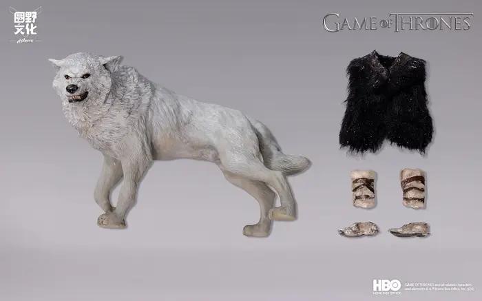 Figurine articulée en tissu officielle 1/12 Fondjoy Yuanye X Kongling Toys Game Of Thrones Jon Snow,