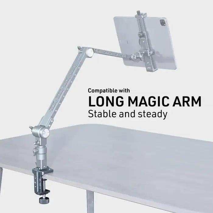 Support de caméra de bureau LEAPLIGHT avec pince en C et fixation NATO 1/4'' pour studio photo, vidéo, appareils photo reflex numériques, caméras, bureaux, tiges, crochets, étagères