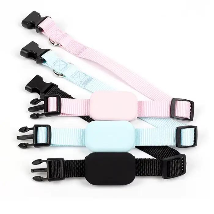 Traceur GPS Bluetooth pour animaux de compagnie, Mini suivi de mouvement, colliers d'alerte, Anti-perte, pour chats et chiots, localisateur Global à distance