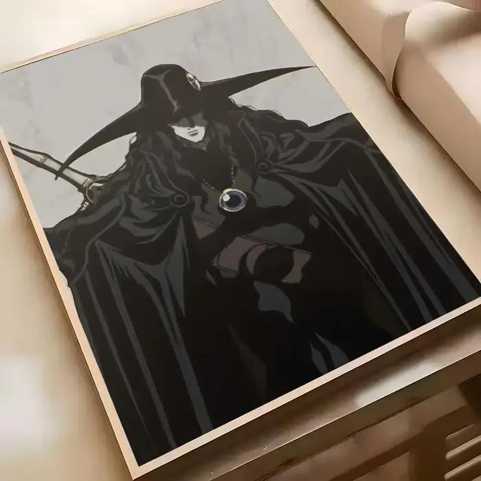 Affiche Anime V-Vampire Hunter D BloodlustS Style Moderne pour Salon Chambre Bureau Bar Occasion Spéciale