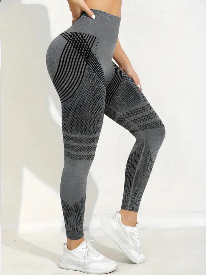 Leggings d'entraînement taille haute sans couture pour femmes, pantalon athlétique froissé pour le l