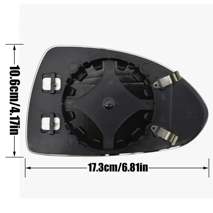 Pour Opel / Vauxhall Corsa D 2006 - 2014 E 2014 - 2020 porte gauche/droite rétroviseur latéral en ve