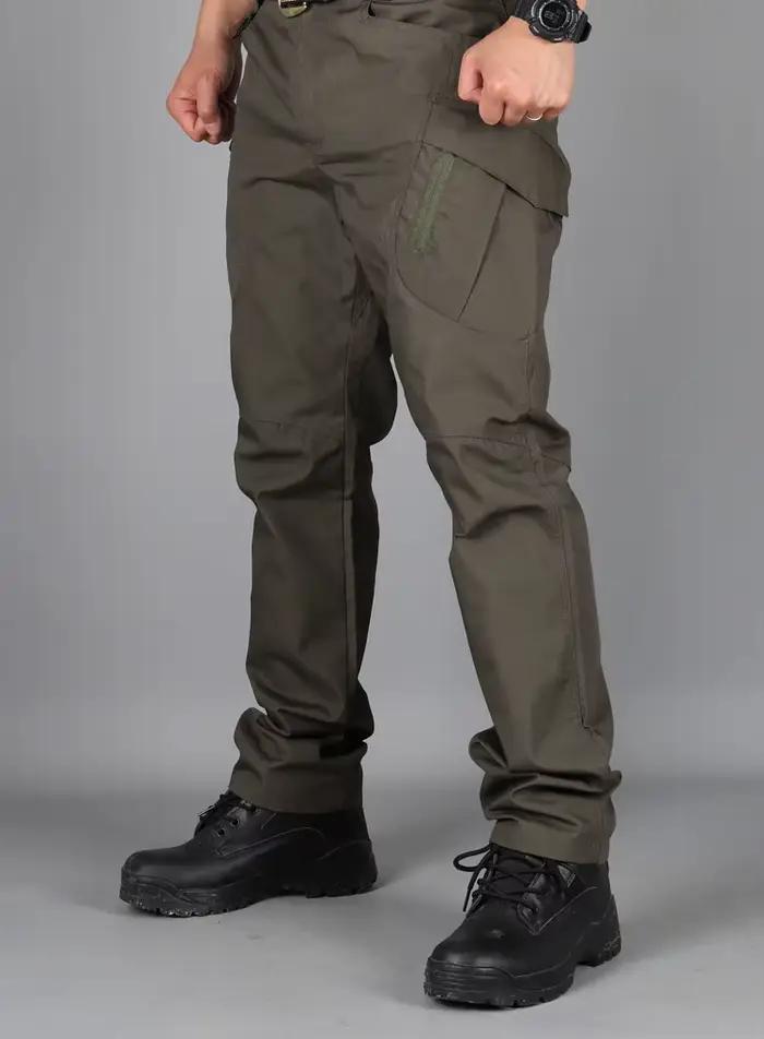 Pantalon cargo homme imperméable résistant - Multi-poches pour entraînement et activités outdoor