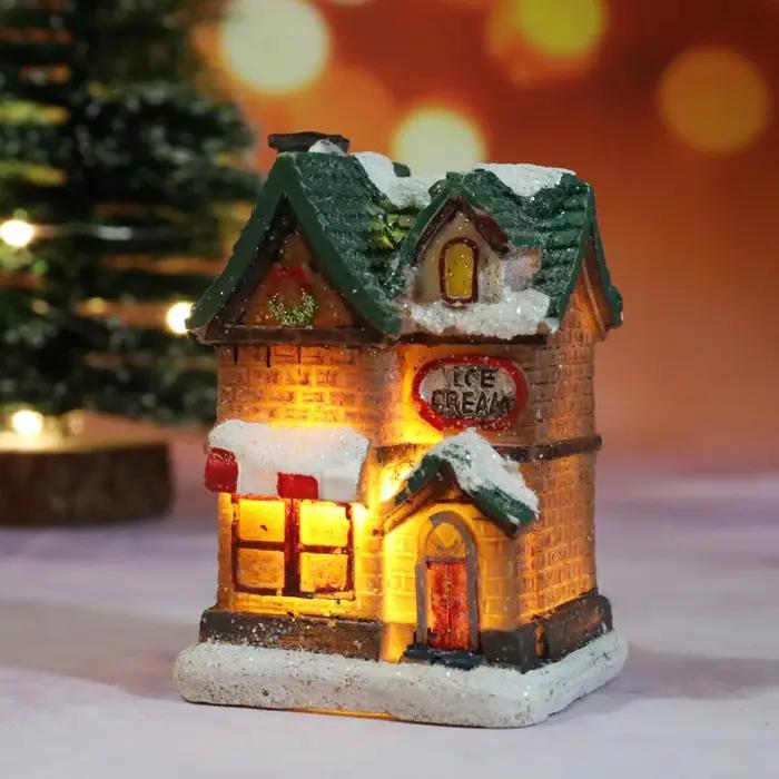 Décorations lumineuses de maison de noël pour ornements de maison