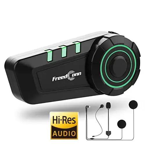 FreedConn-Casque de moto sans fil avec suppression du bruit