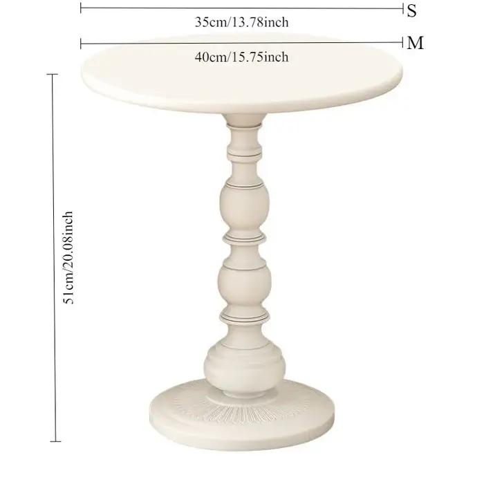 Table d'appoint vintage en fer forgé de style nordique, table basse rétro chic pour salon, canapé, c