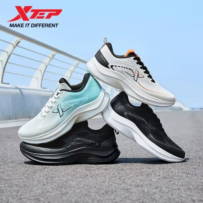 Xtep chaussures de course pour hommes 2025 étape légère Absorption des chocs doux respirant absorban