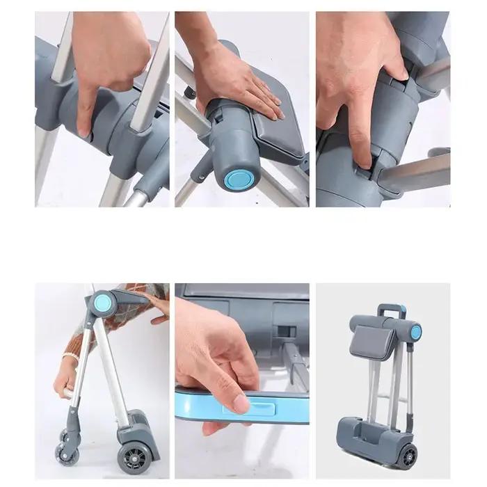 Valise de voyage pour poussette pour enfants, équitation et assise, coffre multifonction étanche et