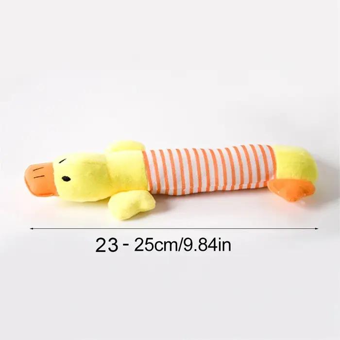 Peluche mignon éléphant canard cochon chien chat grincement son