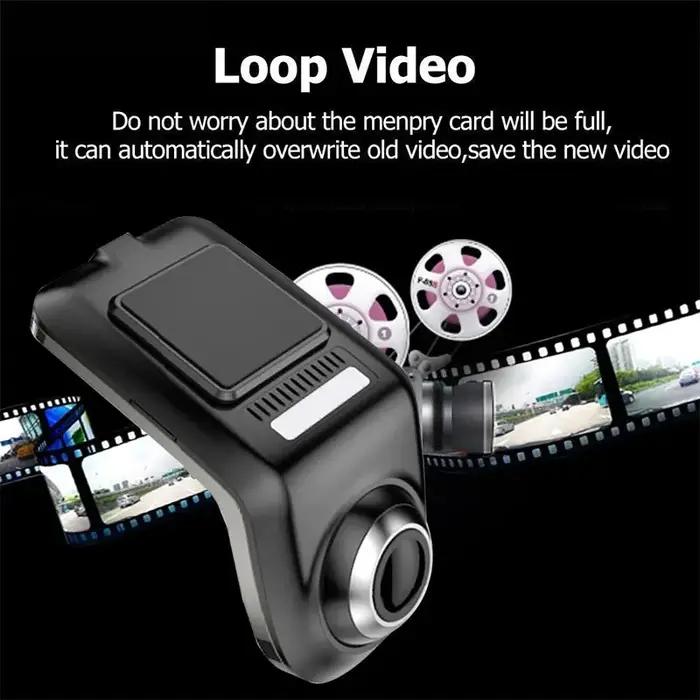 Caméra DVR de voiture U3, Full HD 1080P, Mini ADAS, Enregistreur vidéo numérique automatique, Caméra