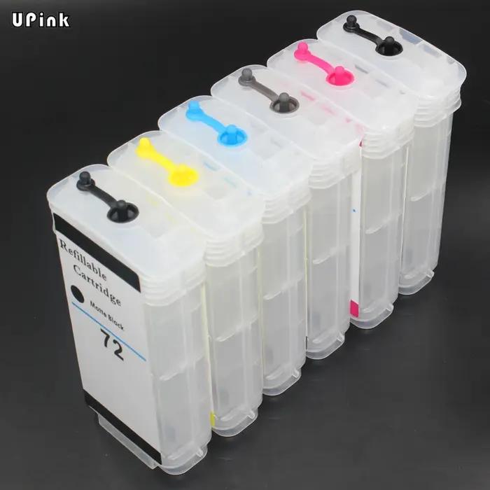 Cartouche d'encre rechargeable vide 130ML avec puce ARC pour hp72 pour HP 72 T610 T1100 T620 T790 T7