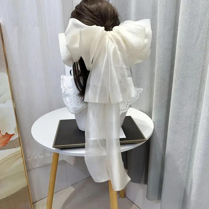 Pince à cheveux à gros nœud, 1 pièce, pince à griffes surdimensionnée pour queues de cheval hautes,