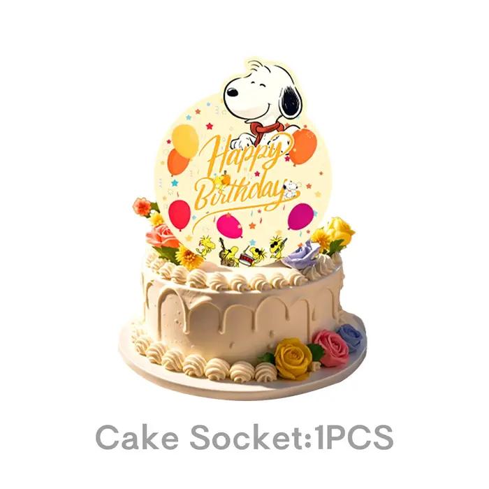 Décoration de fête d'anniversaire de chien de dessin animé, vaisselle jetable, nappe, assiette, tass