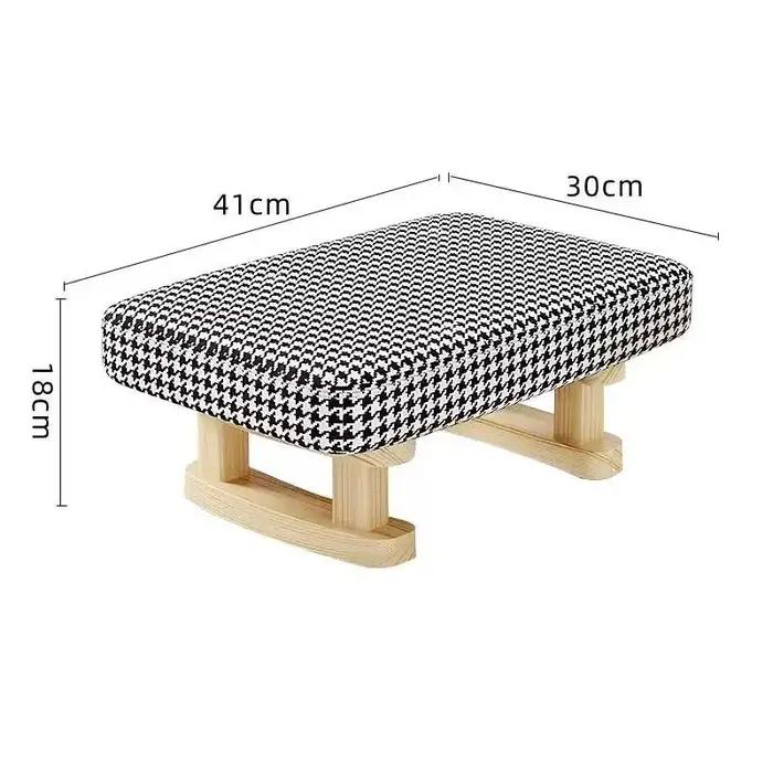 Petite chaise créative en bois tabouret moderne minimaliste rembourré pour salon décoration et relaxation diverses occasions usage quotidien et cadeaux d'anniversaire