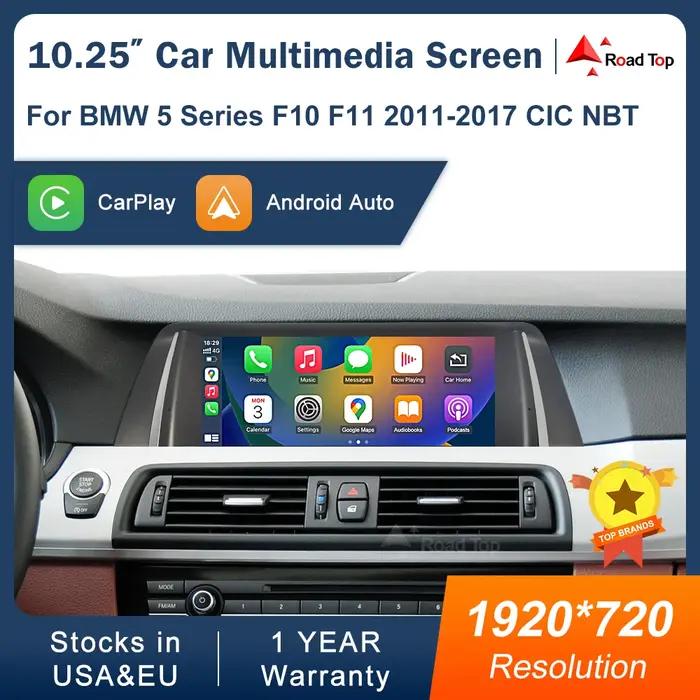 10.25 1920*720 affichage multimédia pour BMW série 5 F10 F11 2011-2017 CIC NBT écran tactile sans fi