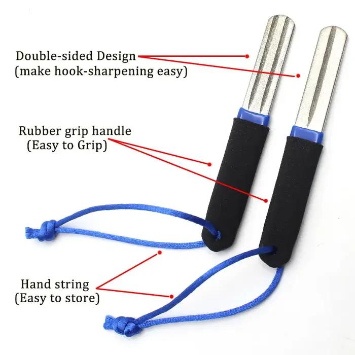 Accessoires de pêche à la carpe pour fabriquer des hameçons plus tranchants pour plate-forme