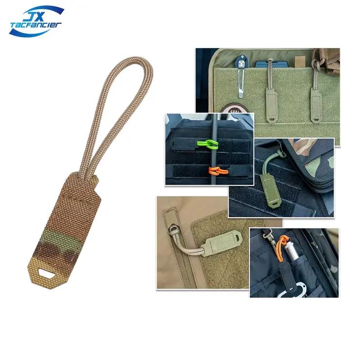 Poignées de fermeture éclair tactiques pour sac de chasse - Système MOLLE 1000D nylon laser cut