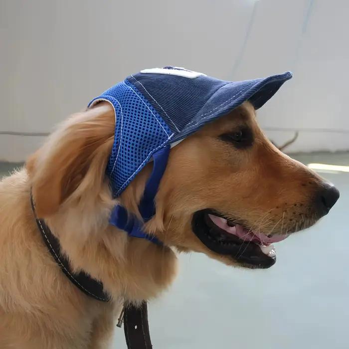 Casquette pour chien avec trous pour les oreilles