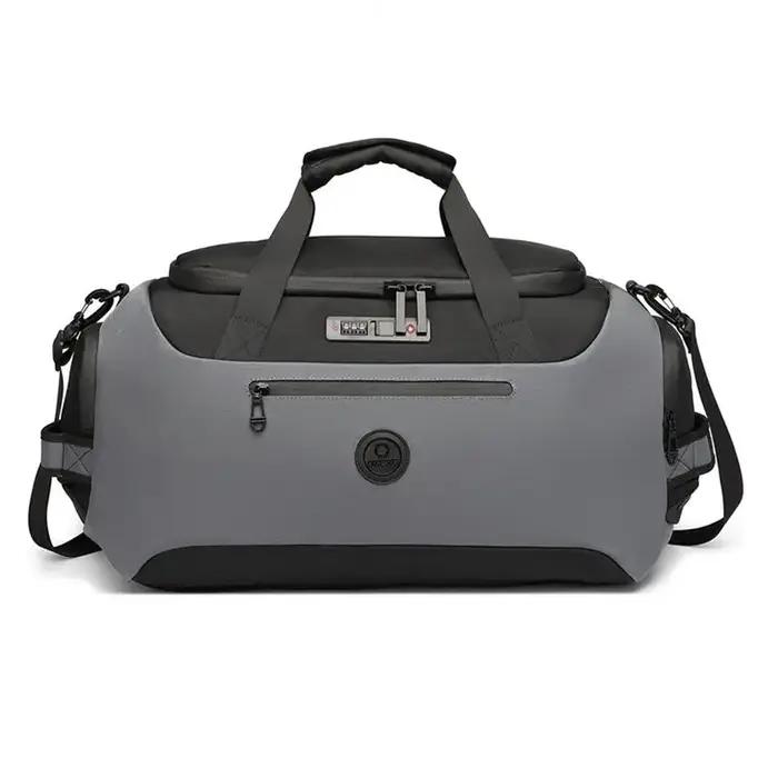 OZUKO hommes voyage sacs polochon grande capacité sacs à main de sport avec sac à chaussures poche h