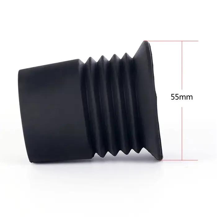 Portée de fusil Flexible de chasse tactique, protection oculaire oculaire, lentille en caoutchouc, couvercle de recul, extension de tasse oculaire, Anti-Impact