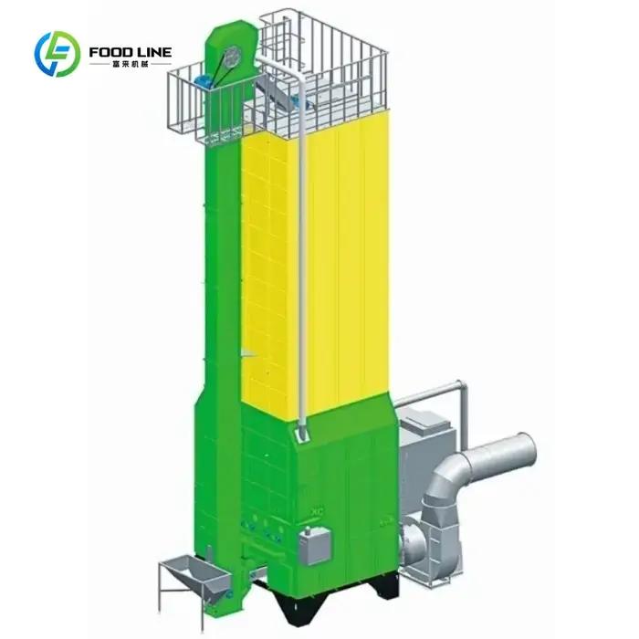 Séchoir à circulation centrale personnalisé pour séchoir à grains de 120 tonnes à vendre, séchage efficace de grande capacité pour les coopératures agricoles