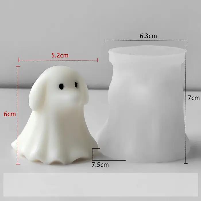 Moule de décoration d'halloween résistant à la température, moule de chien effrayant 3d, moule de bo