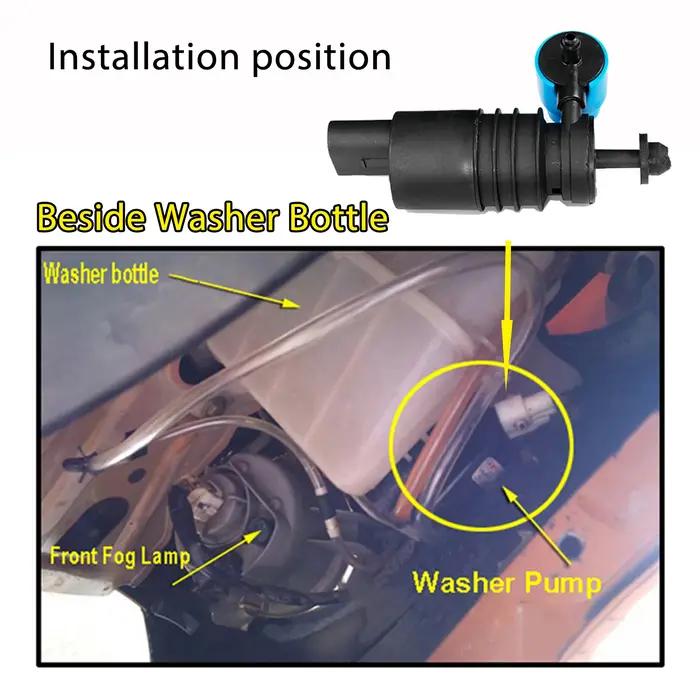 Pompe de lave-glace avant et arrière, pour VW Polo Passat B5 B6 Golf Plus Fox Touran Touareg Lupo Ca
