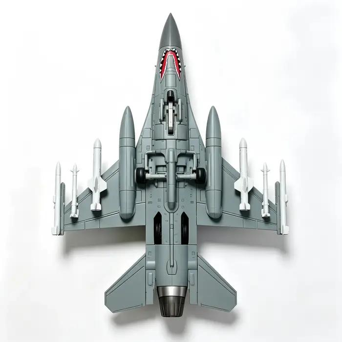 Modèle d'avion de chasse F-16 Fighting Falcon 1:72, réplique d'avion militaire en alliage et plastique, cadeau de collection, décoration de bureau pour les amateurs d'aviation
