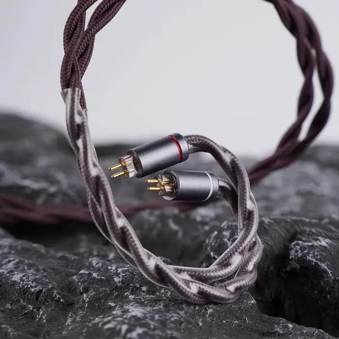 NICEHCK DragonScale 2 câble de mise à niveau pour écouteurs en alliage argent-palladium MMCX/2 broch
