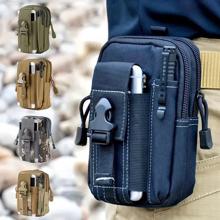 Sac banane tactique camouflage multifonction pour chasse, course et sports outdoor avec poche téléphone