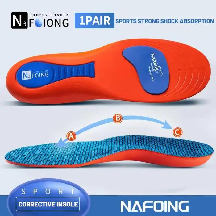 Semelles Orth4WD de dehors pour Homme et Femme, Oligrespirant, Absorption des Chocs, pour la Course à Pied, le Basket-Ball, Coussinets de Soins