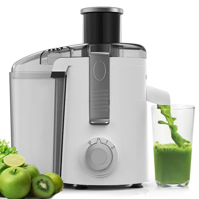 SiFENE-Machine à jus compacte, extracteur de jus centrifuge pour jus de fruits et légumes, 3 vitesse
