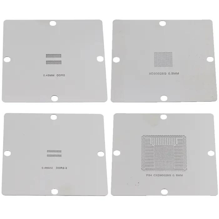 Station de reballage BGA 90x90mm, 4 pièces/ensemble 90mm x 90mm, pochoirs PS4 CXD90025G CXD90026G K4