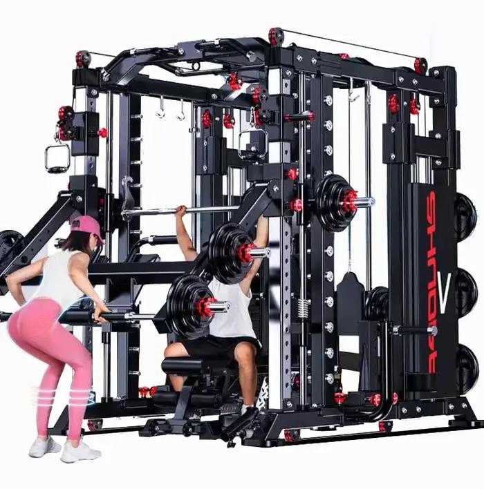 Équipement d'entraînement complet, équipement de fitness, ensemble intégré, combinaison de rack à sq