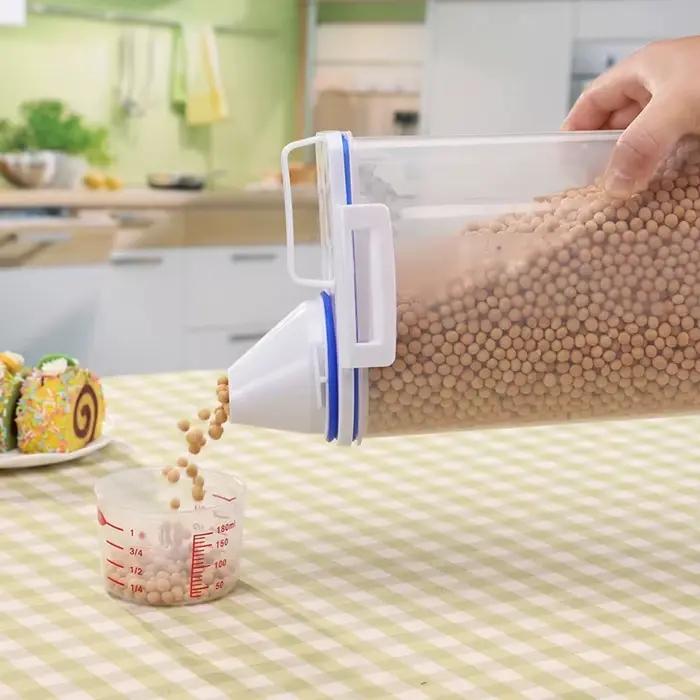 Bac de stockage hermétique en plastique pour aliments pour animaux grande capacité chiens chats occassions spéciales