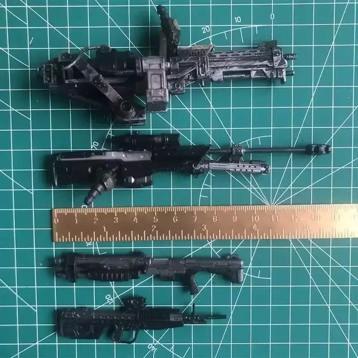 Weapon Equipment Supplementary Machine Gun Accessories for 6 -12 Inch Action Figure