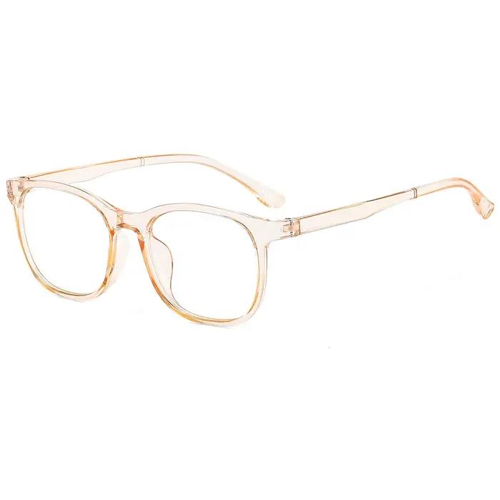 Lunettes d'ordinateur transparentes, monture PC, pour femmes et hommes, anti-lumière bleue, verres c