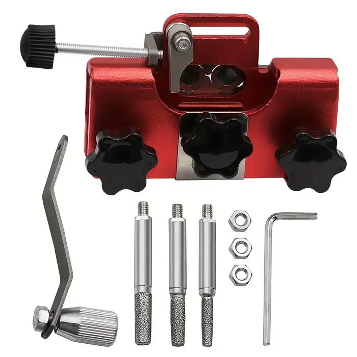 Kit d'affûtage rapide pour tronçonneuse outil de meulage spécial pour tronçonneuses en métal pour travail du bois occasions extérieures et bricolage