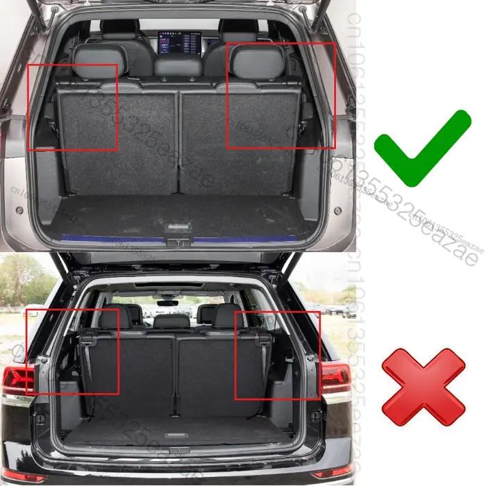 Pour Volkswagen Teramont PRO 2025 2026 Tapis de coffre arrière en TPE