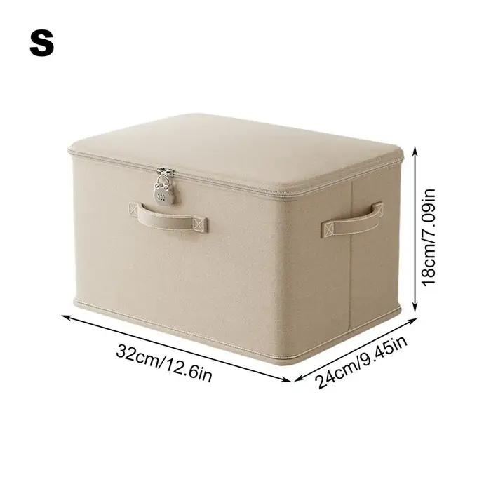 Grande boîte de rangement avec serrure