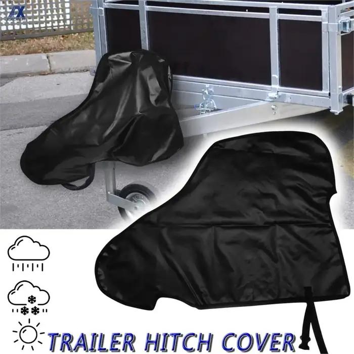 Couvercle d'attelage de remorquage universel étanche pour remorque et caravane, 89x63cm, Anti-pluie,