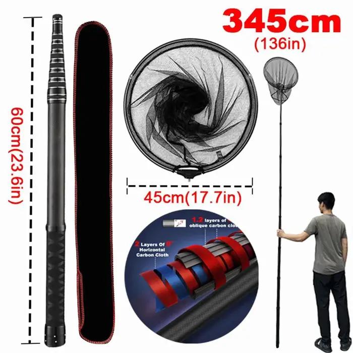 Marque MBLN, filet d'atterrissage pliable Portable en Fiber de carbone