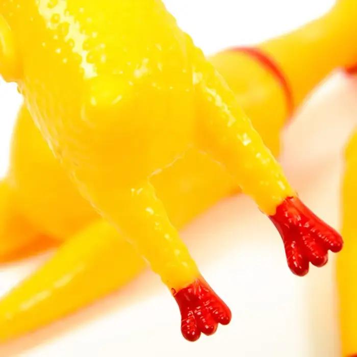 Poulet à presser, jouet pour animaux de compagnie